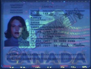 CAN-AP-02001 - 
<Biodata page> - UV feature