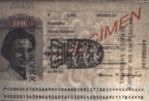 DNK-AS-02001 - 
<Integrated biodata card - recto (identity)> - Watermark