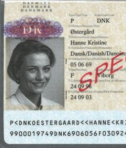 DNK-AS-02001 - 
<Integrated biodata card - recto (identity)> - Facial image