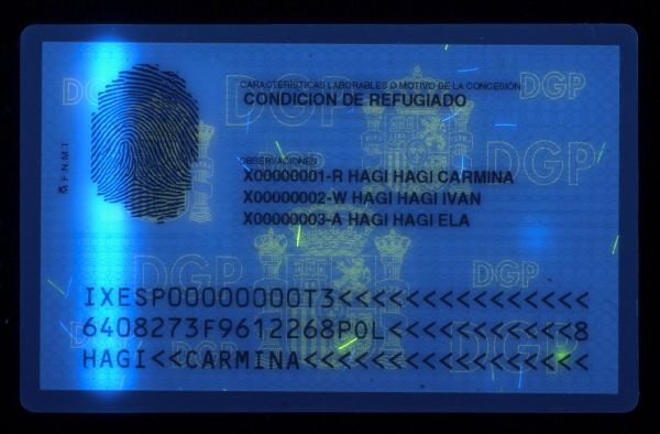 ESP-HO-01005 - 
<Verso> - UV feature