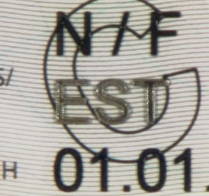 EST-BO-02001 - 
<Integrated biodata card - recto (identity)> - Biographical data