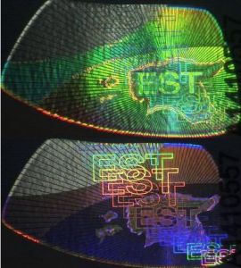 EST-BO-02001 - 
<Integrated card - verso> - OVD (optically variable device)