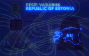 EST-BO-02001 - 
<Integrated biodata card - recto (identity)> - UV feature