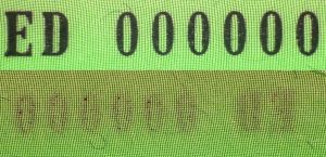 EST-GO-01002 - 
<Verso> - Numbering
