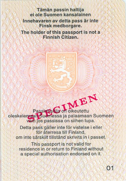 FIN-JO-02001 - 
<Integrated card - verso>
                
