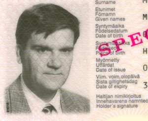 FIN-JO-02001 - 
<Integrated biodata card - recto (identity)> - Facial image