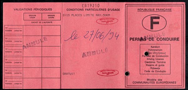 FRA-FO-03001 - 
<Verso>
                