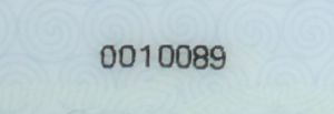 IRL-TO-02001 - 
<Verso> - Numbering