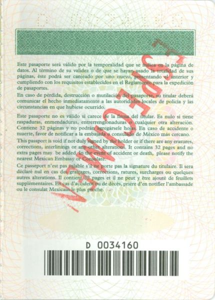 MEX-AD-02001 - 
<Inside back cover>
                