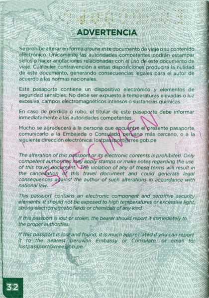 PER-AS-02001 - 
<Inner page(s)>
                