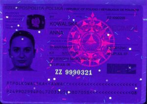 POL-AP-02001 - 
<Biodata page> - UV feature