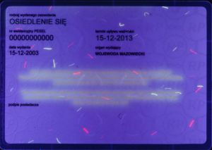 POL-HO-02001 - 
<Verso> - UV feature