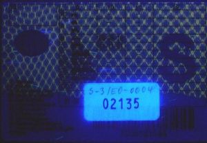 SWE-FO-02002 - 
<Verso> - UV feature