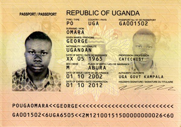 UGA-AS-02001 - 
<Biodata page>
                