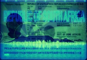 ZAF-AS-02001 - 
<Integrated biodata card - recto (identity)> - UV feature