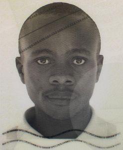 ZAF-AS-02001 - 
<Integrated biodata card - recto (identity)> - Facial image