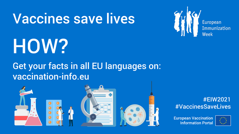 Vaccines saves lives.