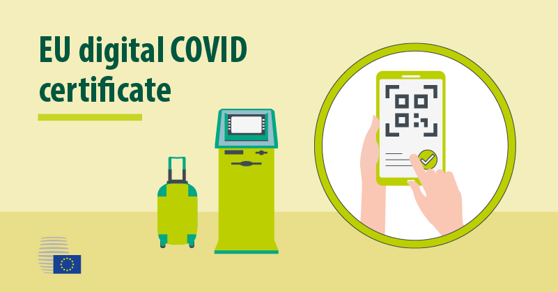 EU digital COVID certificate.