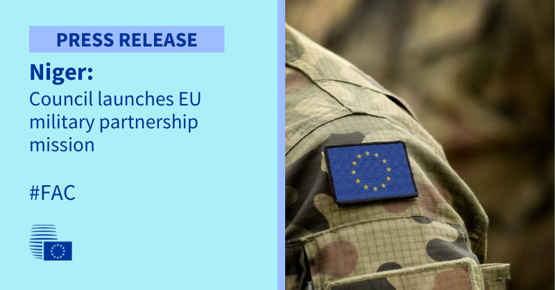 Niger: EU launches its military partnership mission - Vimarsana News