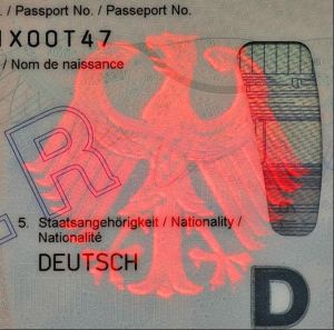 DEU-JO-03002 - 
                    <Integreret persondatakort - forside (identitet)>
                     - OVD - optisk variabelt m&aelig;rke