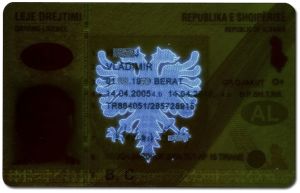 ALB-FO-01001 - 
<Recto &ndash; identit&agrave;> - Elemento UV