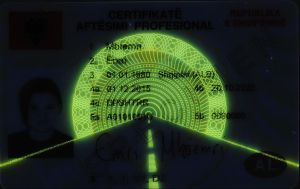 ALB-FO-05001 - 
<Recto - identit&agrave;> - Element UV