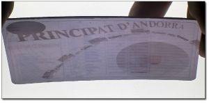 AND-FO-02001 - 
<Verso> - Pellicola di sicurezza