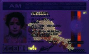 ARM-FO-03001 - 
<Předn&iacute; strana - totožnost> - Jištěn&iacute; v UV světle
