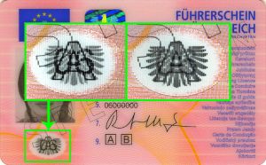 AUT-FO-04001 - 
<Recto - identit&agrave;> - OVD - element ottikament varjabbli