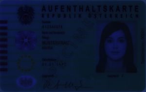 AUT-HO-05002 - 
                    <Recto - identit&agrave;>
                     - Element UV
