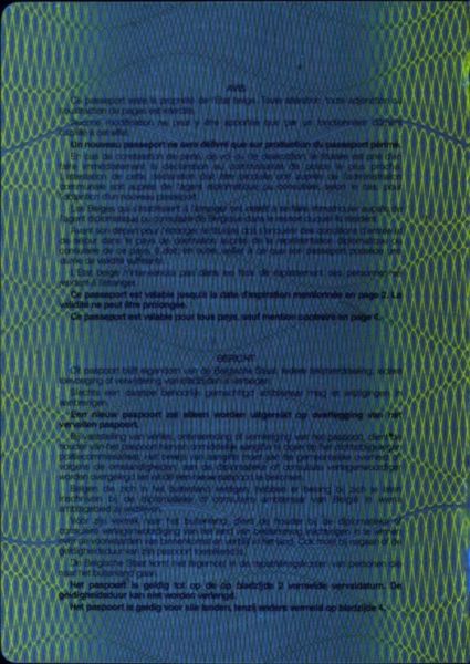 BEL-AO-02001 - 
<Copertina frontale, lato interno> - Elemento UV