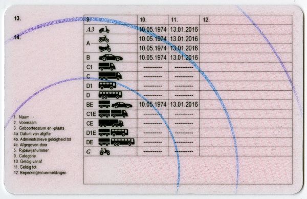 BEL-FO-02001 - 
<Verso>
                