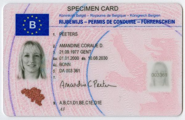 BEL-FO-02002 - 
<Recto &ndash; identit&agrave;>
                