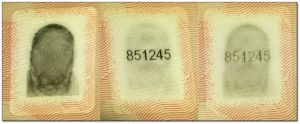 BEL-FO-02002 - 
<Předn&iacute; strana - totožnost> - OVD - opticky proměnliv&yacute; prvek