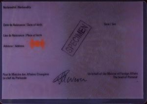 BEL-HD-01002 - 
<Verso> - Elemento UV