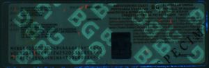 BGR-GO-02002 - 
<Recto &ndash; identit&agrave;> - Elemento UV