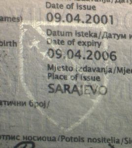 BIH-AS-01001 - 
<Pagina dei dati anagrafici> - Pellicola di sicurezza