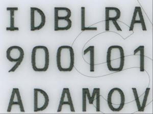 BLR-BO-01001 - 
<Verso> - Data personali