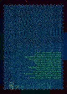 CHE-AS-01001 - 
<Desky - zadn&iacute; předs&aacute;dka> - Jištěn&iacute; v UV světle
