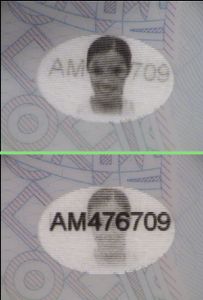 COL-AO-02001 - 
<Kard tal-bijodata integrata - recto (identit&agrave;)> - OVD - element ottikament varjabbli