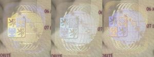 CZE-AS-04001 - 
<Tessera integrata con dati anagrafici - recto (identit&agrave;)> - OVD - elemento otticamente variabile