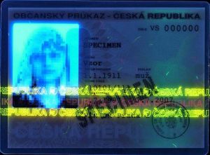 CZE-BO-01004 - 
<Recto - identit&agrave;> - Element UV