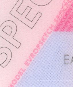 CZE-FO-02001 - 
<Recto &ndash; identit&agrave;> - Tecnica di stampa