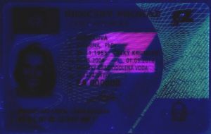 CZE-FO-02001 - 
<Recto - identit&agrave;> - Element UV