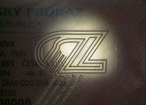 CZE-FO-02002 - 
<Předn&iacute; strana - totožnost> - Technika tisku