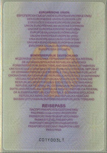 DEU-AS-03002 - 
<Integrated card - verso>
                