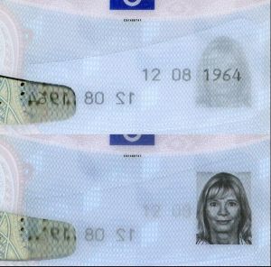 DEU-AS-04001 - 
<Integrovan&aacute; karta - zadn&iacute; strana> - OVD - opticky proměnliv&yacute; prvek