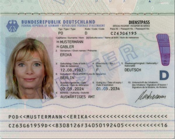 DEU-AS-04004 - 
<Integrovan&aacute; karta s osobn&iacute;mi &uacute;daji - předn&iacute; strana (totožnost)>
                