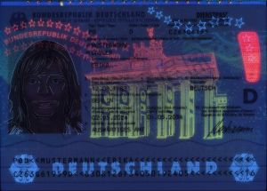 DEU-AS-04004 - 
<Kard tal-bijodata integrata - recto (identit&agrave;)> - Element UV