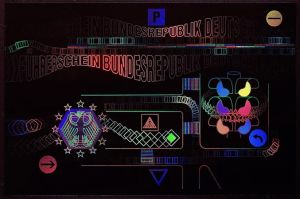 DEU-FO-02003 - 
<Recto - identit&agrave;> - OVD - element ottikament varjabbli